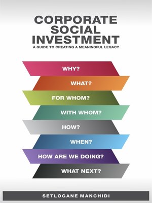 cover image of Corporate Social Investment